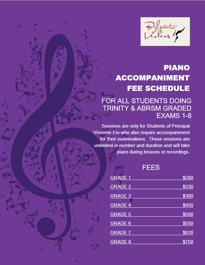 Accompaniment fees
